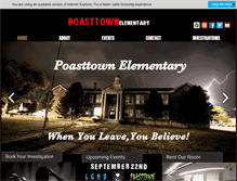 Tablet Screenshot of poasttownschool.com